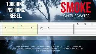 Smoke On The Water - Deep Purple  | EASY Guitar Lessons TAB - Guitar Tutorial