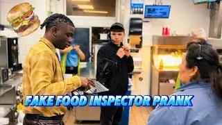 Fake food inspector prank!