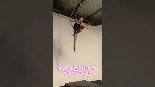 Rolling rolling wrapping! #circus #aerial #trapeze #split #calisthenics