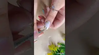 💅🤍Easy nail art design 2023 #nailart2023 #naildesign #youtubeshorts #shorts