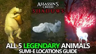 Assassin's Creed Shadows - All 5 Legendary Animals (Sumi-e) Locations Guide