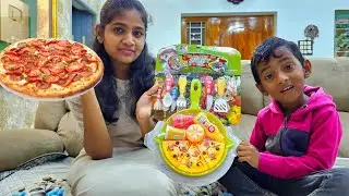 Pizza 🍕 making Toys unboxing 😋 | unboxing Pizza toy | Prabhu Sarala lifestyle 