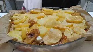 السلام عليكم ورحمه الله وبركاته ساكنه الشاف اليوم غراتان سكالوب والبطاطا بارطاجيو ديال لجام وشكرا