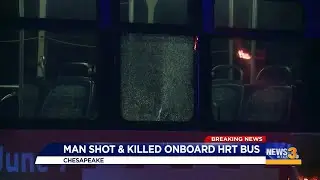 Man shot & killed onboard HRT bus
