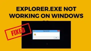 как исправить ошибку explorer exe, которая не работает в Windows 10