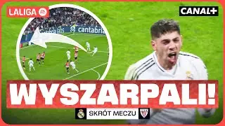 REAL PRZEBIŁ MUR! GENIALNY GOL VALVERDE! REAL MADRYT - ATHLETIC BILBAO, SKR&Oacute;T MECZU