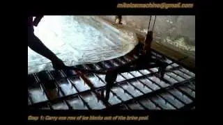 Block ice machine 40T/day, how to make ice blocks