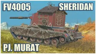 FV4005, Projet Murat & Sheridan • WoT Blitz Gameplay