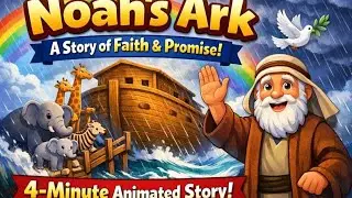 🚢 When Animals Filled the Biggest Boat Ever | Noah&rsquo;s Ark Animated Story