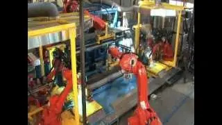 AWL - Welding installation storage racking beams