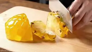 「10 MIN」Focus Fruit Burst &ndash; 42 Crystal Disks #GlassFruitASMR #NoTalking #StudySounds
