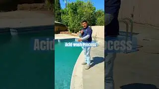 Pool acid wash #poolservice #santaclaritaca