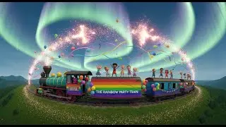 Party Train Song &ndash; Balloons, Colors, and Counting Fun! | Fun Kids Party Song | Toddler Learning