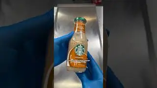 Freeze drying Starbucks Caramel Frappuccino