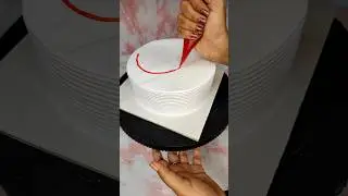 Simple and Easy Design🔹 #cake #cakeseries #cakedecoration #cakedesign #cakedecorating #simple #easy