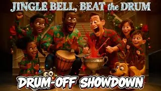 Jingle Bell, BEAT THE DRUM! 🥁🎄 | An Afro-Pop Christmas Family Jam