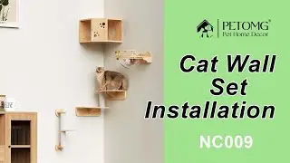 NC009 Installation Steps | Wooden Cat Wall Value Set | PETOMG