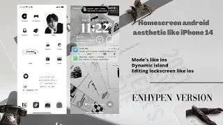 how to have homescreen aesthetic without ios launcher [redmi note 11 pro 5g] 🎧