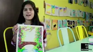 Acrylic painting by The Art Academy student Sumona