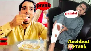 Accident prank with Ahmad😜|Mobile chori ho Gaya😔