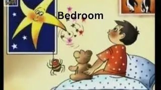 Bedroom bathroom and kitchen songs for kids by Enrique Sanchez