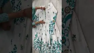 Anarkali Frock Cutting ✂️ Stitching/ Gown Design #shorts #kurti #yt #firdoshsaifi