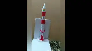 ADITYA L1  ( SUN MISSION ) ROCKET LAUNCH WORKING MODEL FOR SCIENCE EXIBITION.   1st prize project