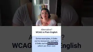 What&rsquo;s the problem with WCAG? #a11y #wcag  #webaccessibility #shorts