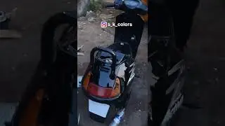 Activa 2005 model pu black paint #skcolors #vijapuramotors #vijayapura #shorts  #activa #viralvideo