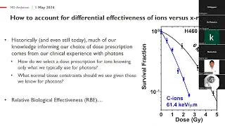 RBE Modeling in Ion Therapy - Global Medical Physics Education Lecture # 16