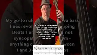 Jazz Bass Lines With Tabs:  Variations On Bossa Nova Bass On Desafinado By Antonio Carlos Jobim
