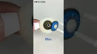 MYEYEBB Blue Cosplay Colored Contact Lenses | Prescription