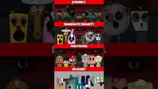 Incredibox Scrunkly VS Inanimate Insanity VS Paw Patrol VS Aphabet *MIX HORROR VERSION*