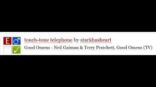 touch-tone telephone but it's just ao3 titles