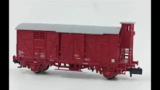 Hispatren. Set de 6 vagones J 300.000. Rojo &Oacute;xido. RENFE. EP. IV. Referencia 913001-01