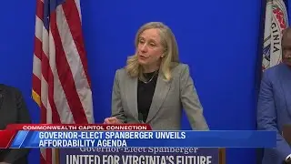 Gov.-elect Spanberger announces 
