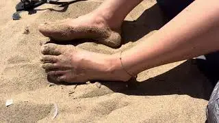 Soft Sand Walk | Gentle Waves and Peaceful Moments