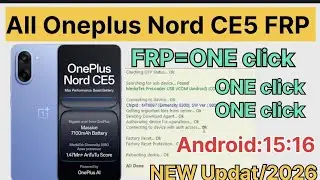 New update/ Oneplus Nord CE5 FRP BYPASS Android 15/ GAPro login tool/ oneplus realme oppo frp Bypass