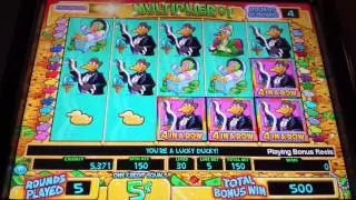 Duck in a row, slot machine bonus