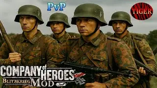 CoH Blitzkrieg Mod PvP _ Axis 2v1 - As crazy as it can get!