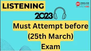 IELTS Listening Practice Test || Must Attempt before 25th March 2023
