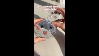 Easy way to make nano tape balloon | how to make Nano tape at home  | Nano tape balloon and bubbles