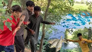 Caught a big fish😍 Today we went fishing 🥳#zainvella