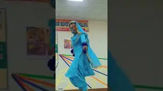 Rupinder Kaur From JNV SANGRUR 2nd Position in Kala Utsav (Folk Dance)  Cluster Level At JNV ROPAR.