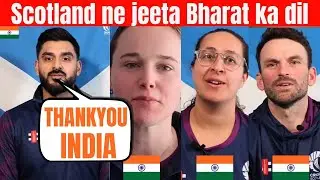 Indian Fans ke liye Scotland ka bada message | Scotland players India Ko Bole Thankyou | #wct20 