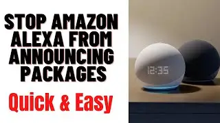 HOW TO STOP AMAZON ALEXA FROM ANNOUNCING PACKAGES
