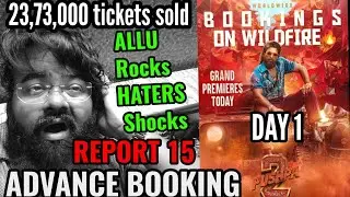 PUSHPA 2 BOX OFFICE COLLECTION DAY 1 | ADVANCE BOOKING REPORT 15 | ALLU ARJUN | EPIC JUMP