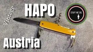 Rare vintage HAPO knife from Austria