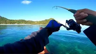 Malalim ang spot kaya palubog lang ng lure ang ginawa kong technique 
