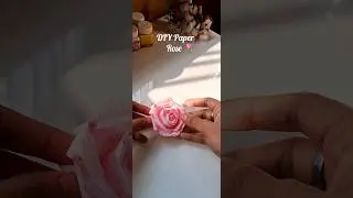 DIY paper rose🌹✨️ #like #diy #viral #viral #craft #art #explore #viralvideo #viralshorts #papercraft